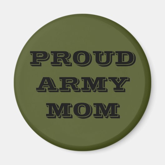 Mam Magnet Proud Army Magneet (Voorkant)