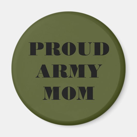 Mam Magnet Proud Army Magneet (Voorkant)