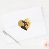 Mam met Baby-Stickers Hart Sticker (Envelop)