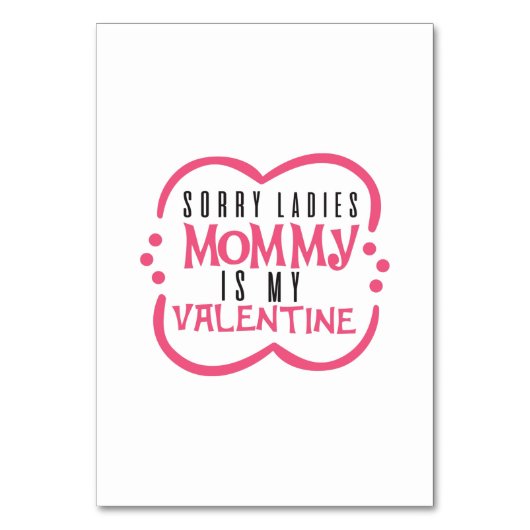 Mam met een paar cadeautjes is mijn Valentijn Kaart (Voorkant)