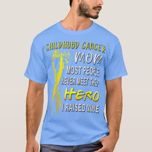 Mam met kinderkanker Mijn zoon is mijn Hero Wom T-shirt