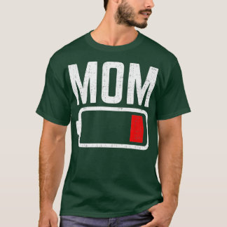  mam met lage oplaadbare ouderschap grappig t-shirt