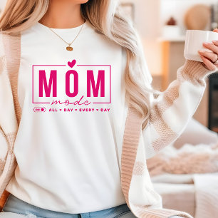 Mam Mode Funny Simple Modern Script Typografie T-shirt