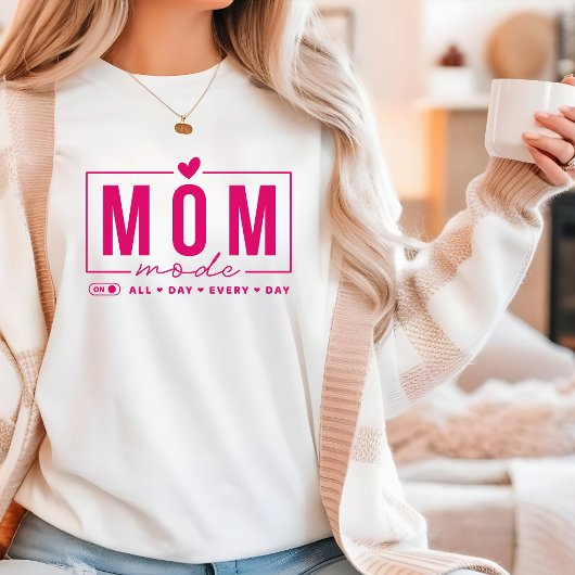 Mam Mode Funny Simple Modern Script Typografie T-shirt