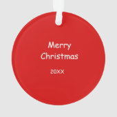 Mam Moeder Super Star Kerstmis Orn 2 Ornament (achterkant)