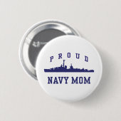 mam Navy Ronde Button 5,7 Cm (Voorkant /achterkant)