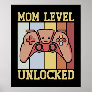 Mam Niveau Onvergrendelde videokanser Nieuwe mam Poster