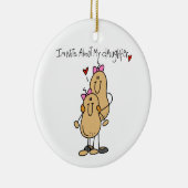 Mam - Nuts over mijn T-shirts en cadeautjes Keramisch Ornament (Rechts)