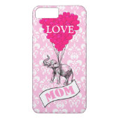 Mam-, olifant- en hartballonnen Case-Mate iPhone case (Achterkant)