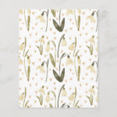 Mam om baby shower te worden flyer (Achterkant)