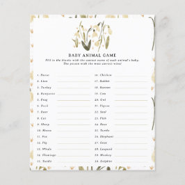 Mam om baby shower te worden flyer