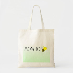 Mam om te worden, Cute Bumblebee Green/Yellow Tote Bag