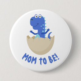 Mam om te worden ronde button 7,6 cm