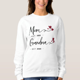 Mam Oma EST. Cadeau voor mama gepersonaliseerd Trui