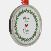 mam | Oma Jaar Oost | Metalen Ornament (Rechts)