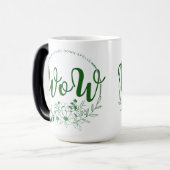 MAM op zijn kop spelt WOW! (Voorkant links)