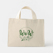 MAM op zijn kop spelt WOW! Mini Tote Bag (Achterkant)