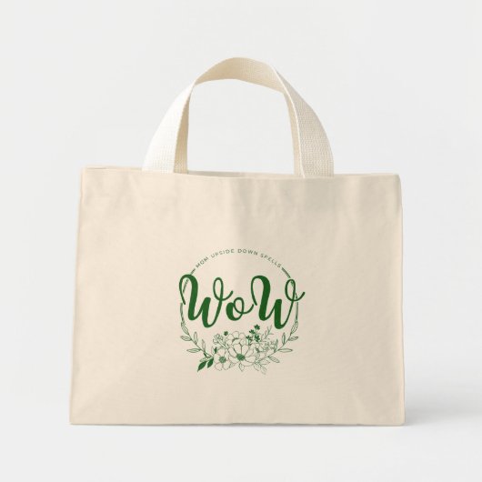 MAM op zijn kop spelt WOW! Mini Tote Bag (Voorkant)