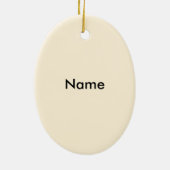 Mam Panda Beer Love Keramisch Ornament (Achterkant)