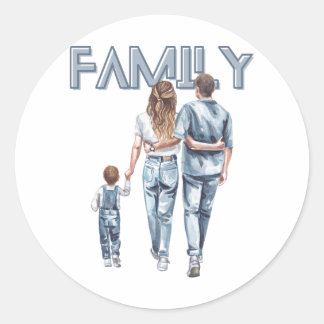 Mam, papa en Sticker