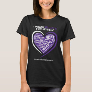 Mam Papa Oma Opa Paarse Pancreaskanker A T-shirt