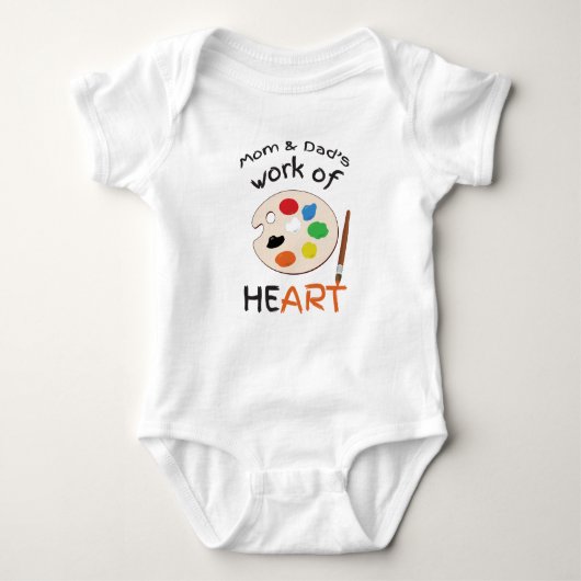 Mam & Pap's werk van Hart Romper (Voorkant)