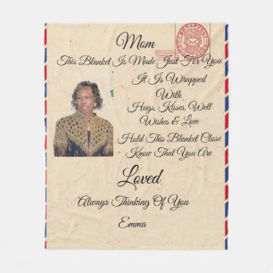 Mam personaliseert Fleece Blanket