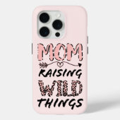 Mam Raising Wilde Dingen citeert Funny Leopard Pri Case-Mate iPhone Case (Achterkant)