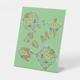 Mam! Reclamebord Met Voetstuk