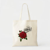 Mam Red Rose Canvas tas (Voorkant)