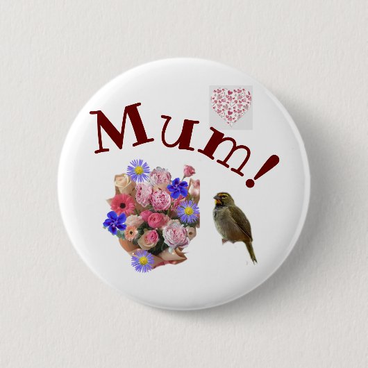 Mam! Ronde Button 5,7 Cm (Voorkant)