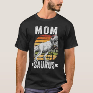 Mam Saurus Dinosaur Momsaurus Familie die overeenk T-shirt