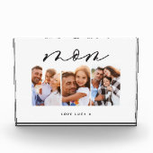 mam schattig modern script multi foto gift (Voorkant)