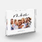 mam schattig modern script multi foto gift (Links)