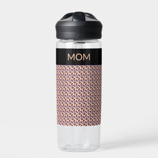 Mam, Schattige Kenia Leopard Pattern Waterfles (Voorkant)