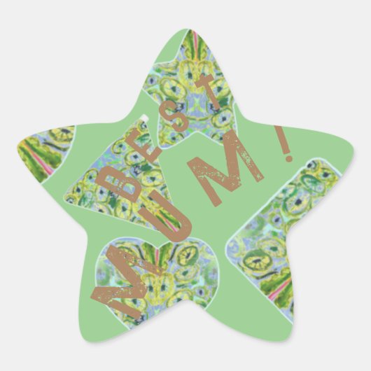 Mam! Ster Sticker (Voorkant)