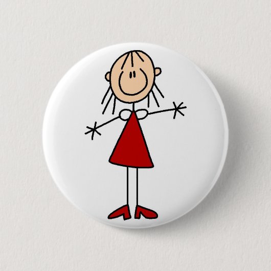 Mam Stick Figuur Button (Voorkant)