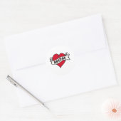 Mam Tattoo Ronde Sticker (Envelop)
