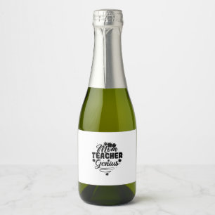 Mam Teacher Genius Sparkling Wijnetiket