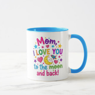 Mam, tot de maan koffiemok (330 ml) mok