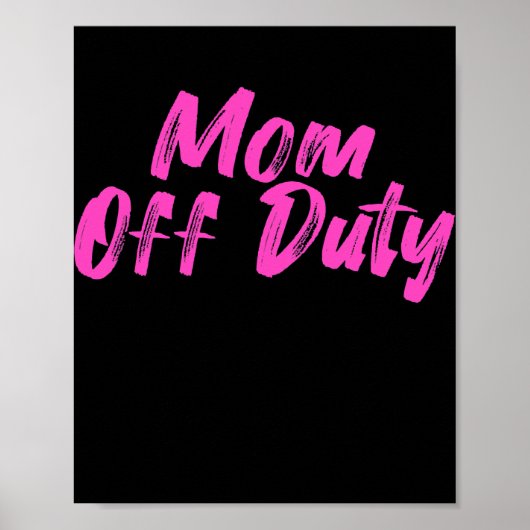 Mam uit dienst Mam Moederdag Poster (Voorkant)