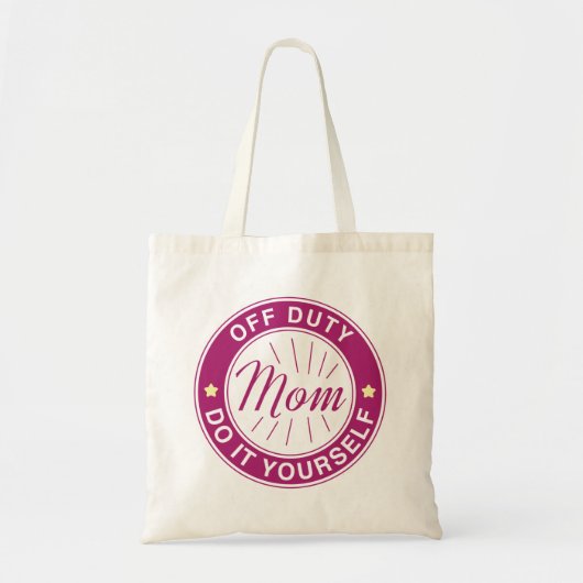 Mam uit dienst tote bag (Voorkant)