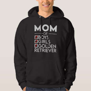 Mam van 2 jongens 2 meisjes Golden Retriever Hoodie