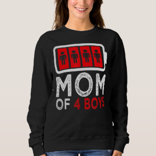 Mam van 4 jongens cadeau van Moederdag Trui