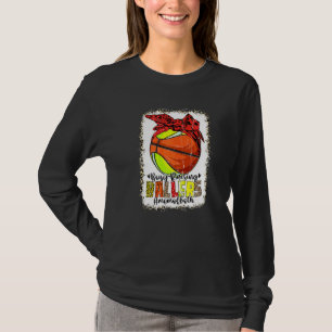 Mam van beide Basketball Tennis bezige galerijball T-shirt