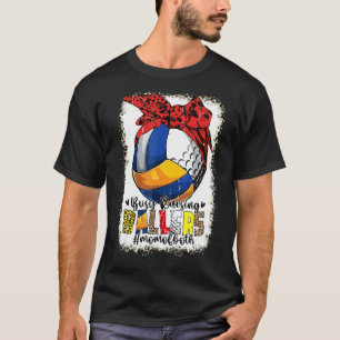 Mam van beide volleyball Golf Busy Raising Ballers T-shirt