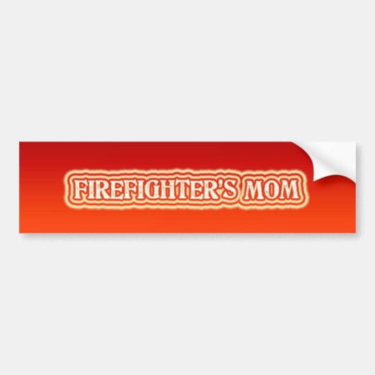 Mam van brandweerman bumpersticker (Voorkant)