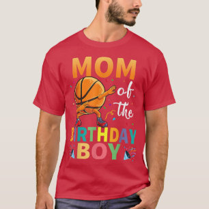 Mam van de Basketball-honkbalwedstrijd T-shirt