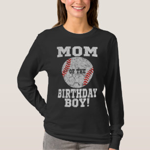 Mam van de Birthday Boy Baseball  Ret T-shirt