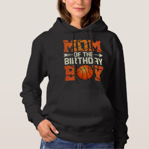 Mam van de Birthday Boy Basketball Mama Fun Hoodie
